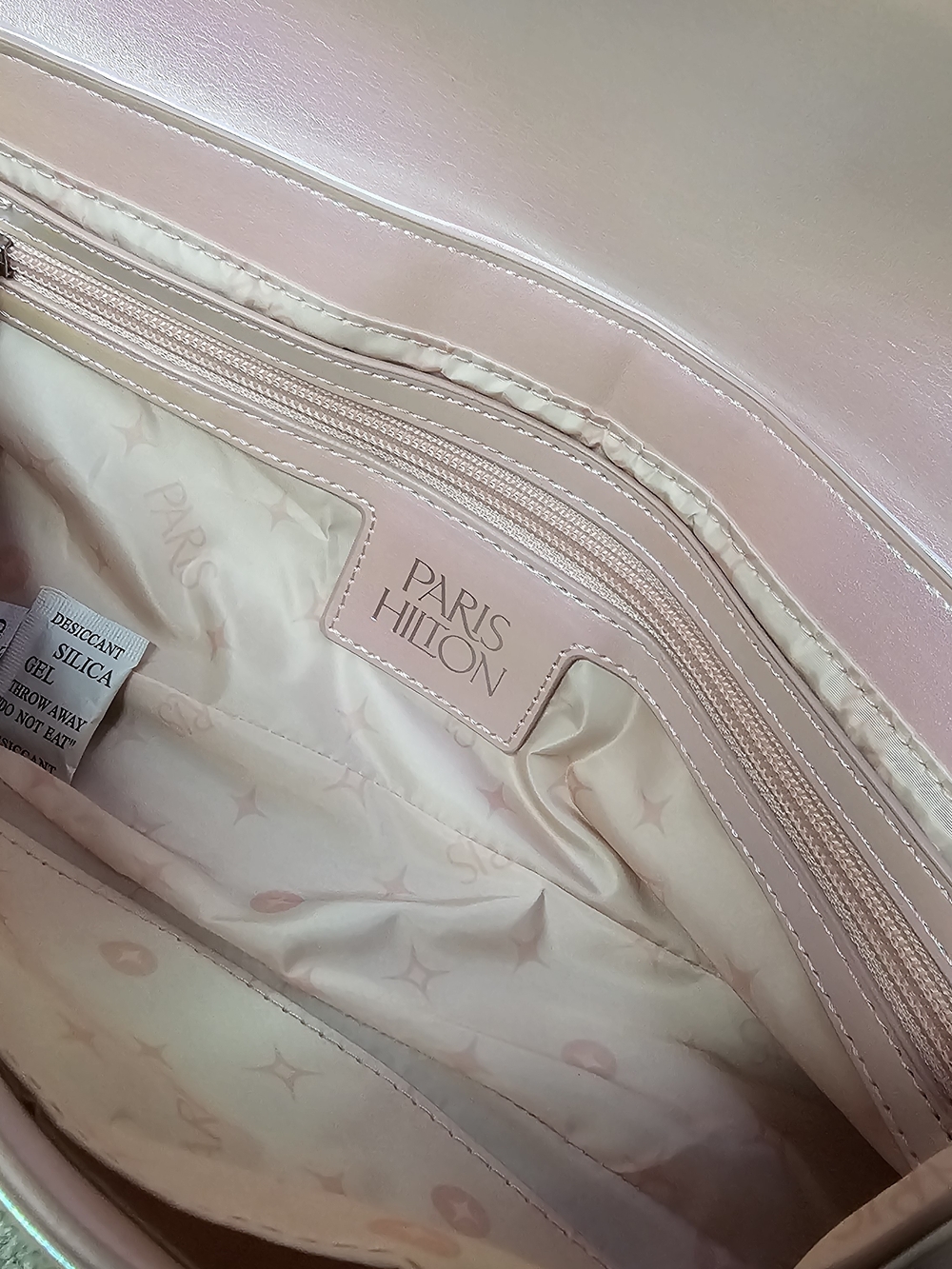 Paris Hilton Iridescent Pink Shoulder Bag - Picture 5 of 7